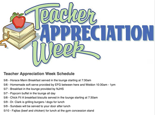 GMS Teacher Appreciation Week